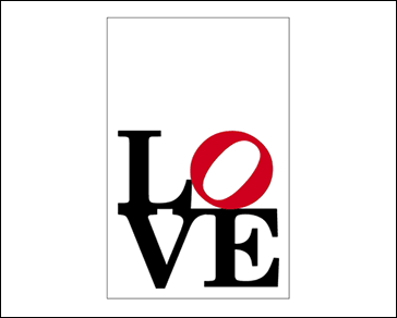 LOVE Notecard Free SVG Files