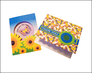 Die Cut Sunflower Card