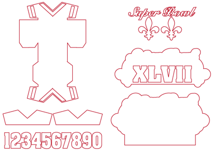 free football jersey SVG file