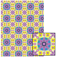 Purple Kaleidoscope Free Digital Paper